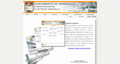 Desktop Screenshot of catastro-hermosillo.gob.mx